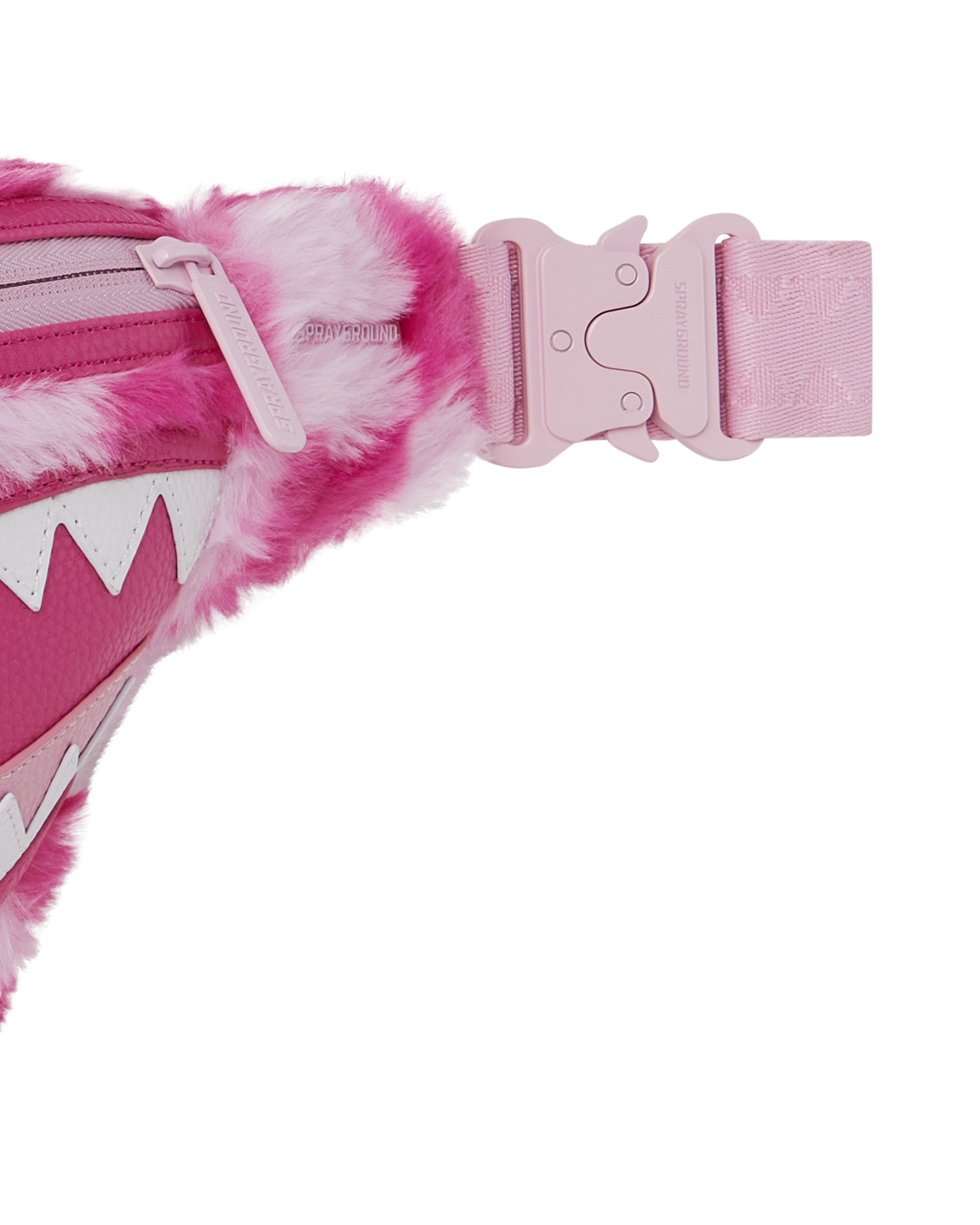 Limited Edition FURZILLA SHARK PINK CHECK SAVVY CROSSBODY