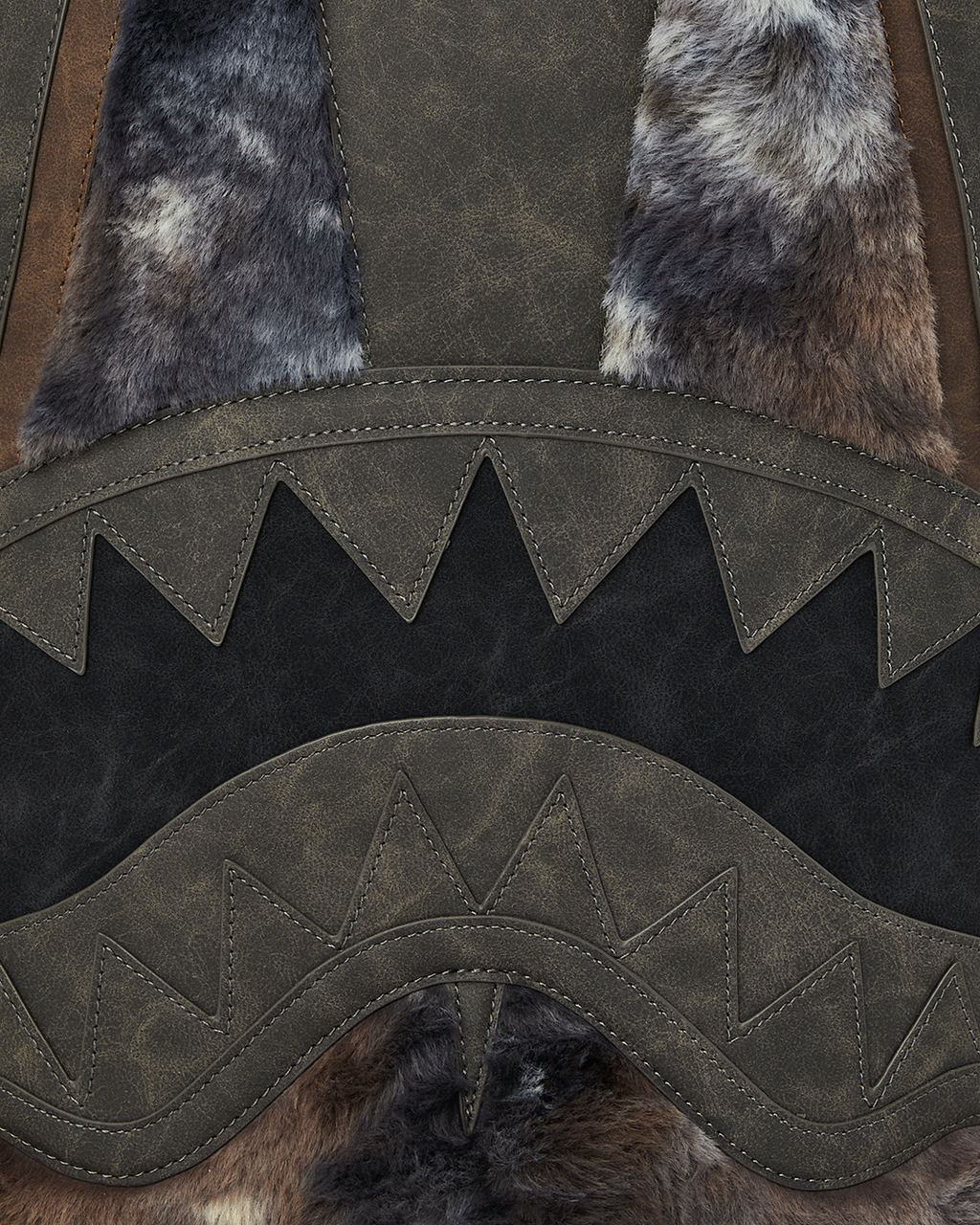 Limited Edition FOUNDATION DAYS FUR COAT SHARK BACKPACK