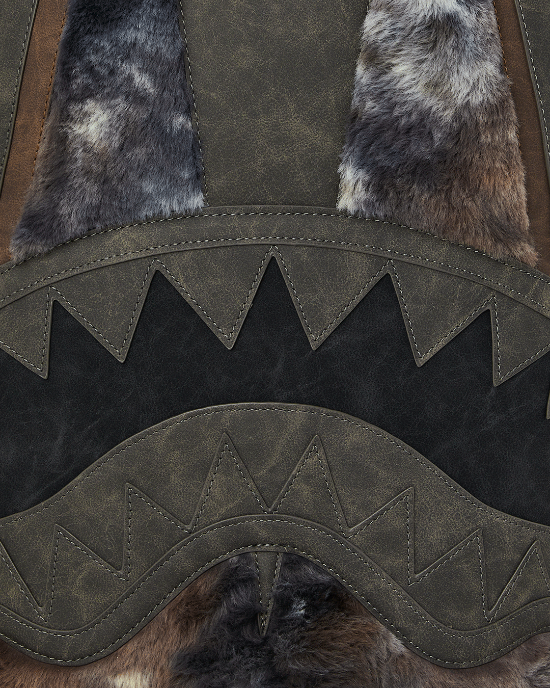 Limited Edition FOUNDATION DAYS FUR COAT SHARK BACKPACK