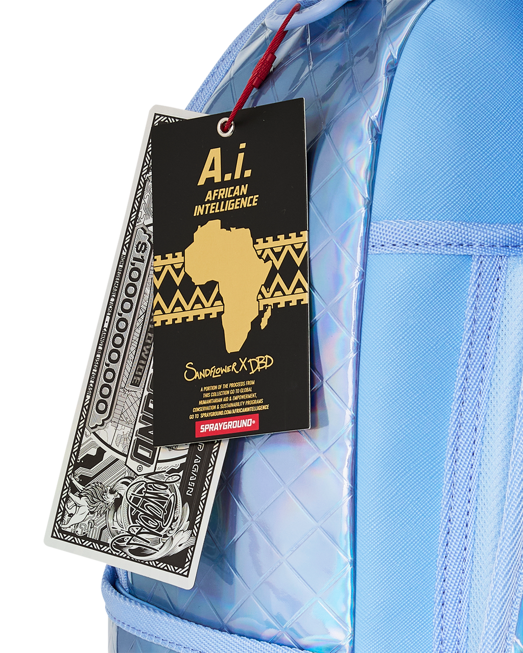 Limited Edition A.I. AFRICAN INTELLIGENCE THE OCEAN WITHIN BACKPACK - SANDFLOWER COLLAB