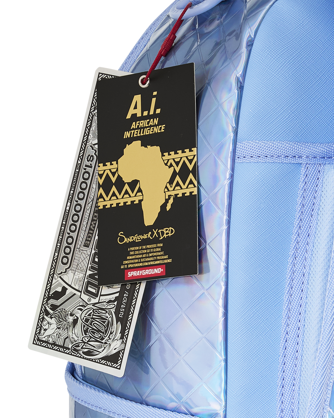 Limited Edition A.I. AFRICAN INTELLIGENCE THE OCEAN WITHIN BACKPACK - SANDFLOWER COLLAB