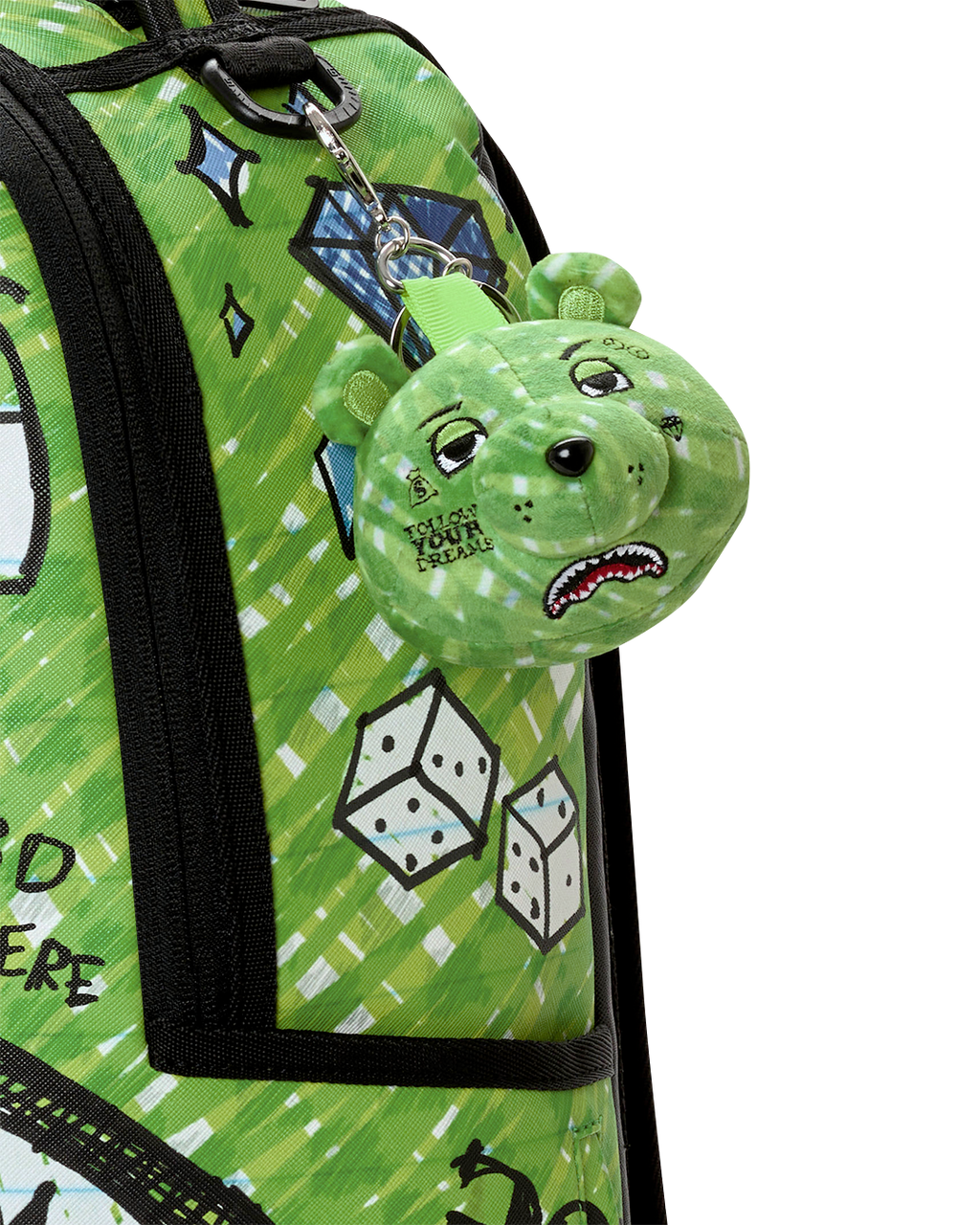 Limited Edition MONEYBEAR CHOMP & KEYCHAIN BACKPACK