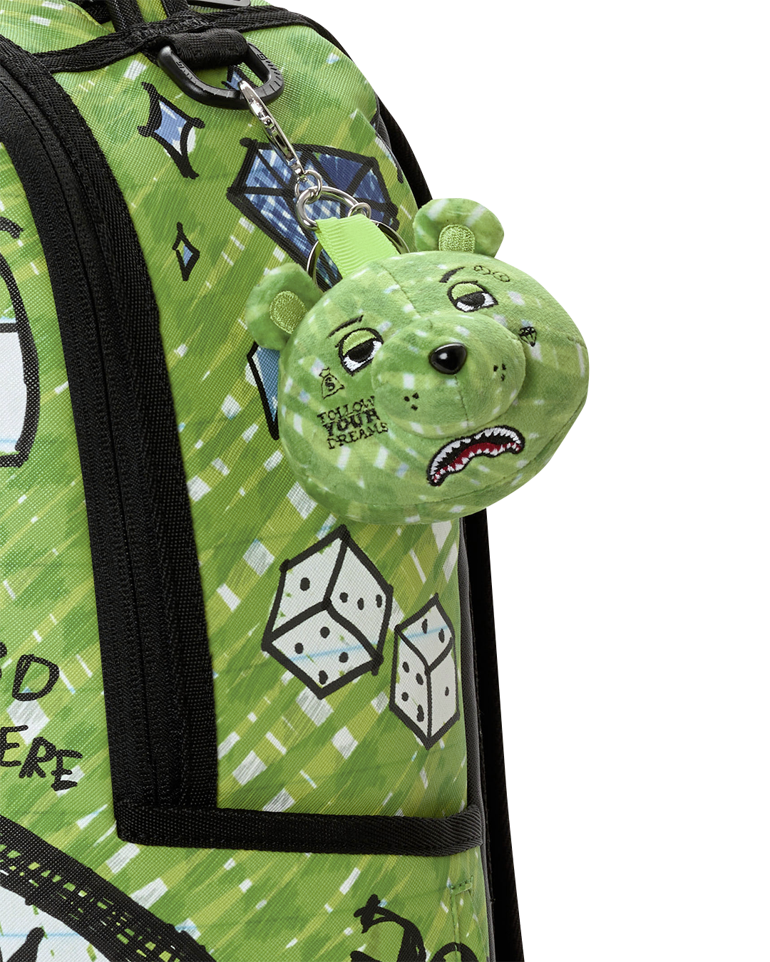 Limited Edition MONEYBEAR CHOMP & KEYCHAIN BACKPACK