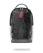 Limited Edition CLEAR DLX BACKPACK - CHECKED OUT GRAY BLK CHECK