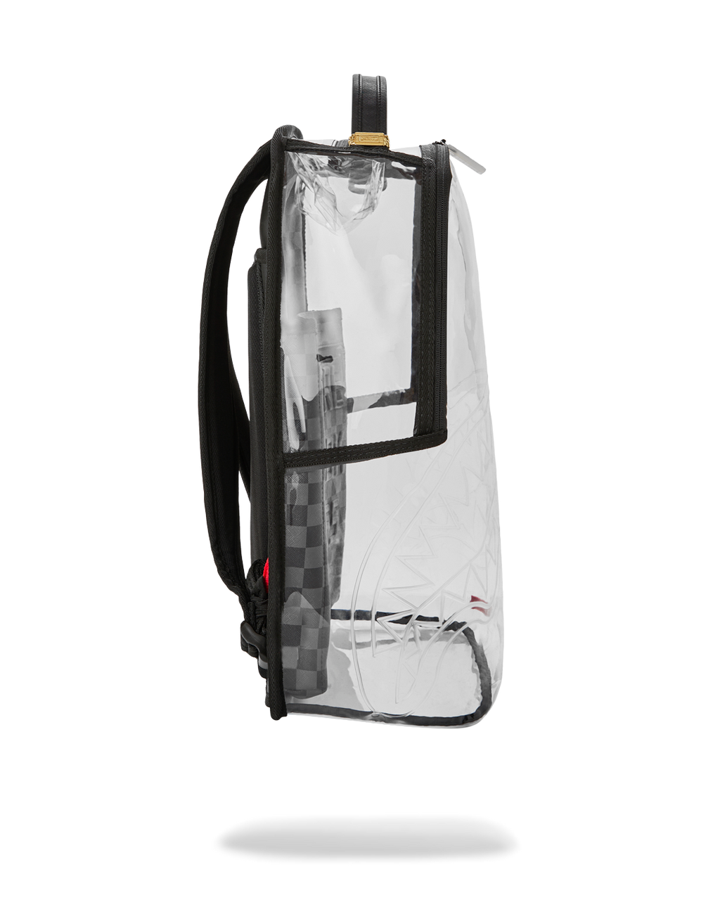 Limited Edition CLEAR DLX BACKPACK - CHECKED OUT GRAY BLK CHECK