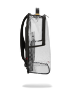 Limited Edition CLEAR DLX BACKPACK - CHECKED OUT GRAY BLK CHECK