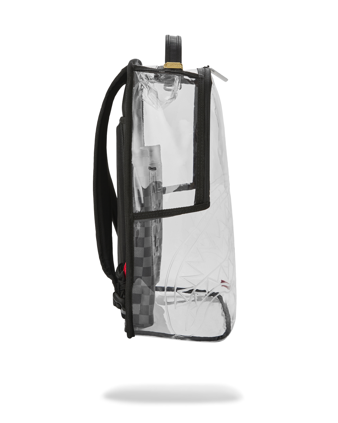 Limited Edition CLEAR DLX BACKPACK - CHECKED OUT GRAY BLK CHECK