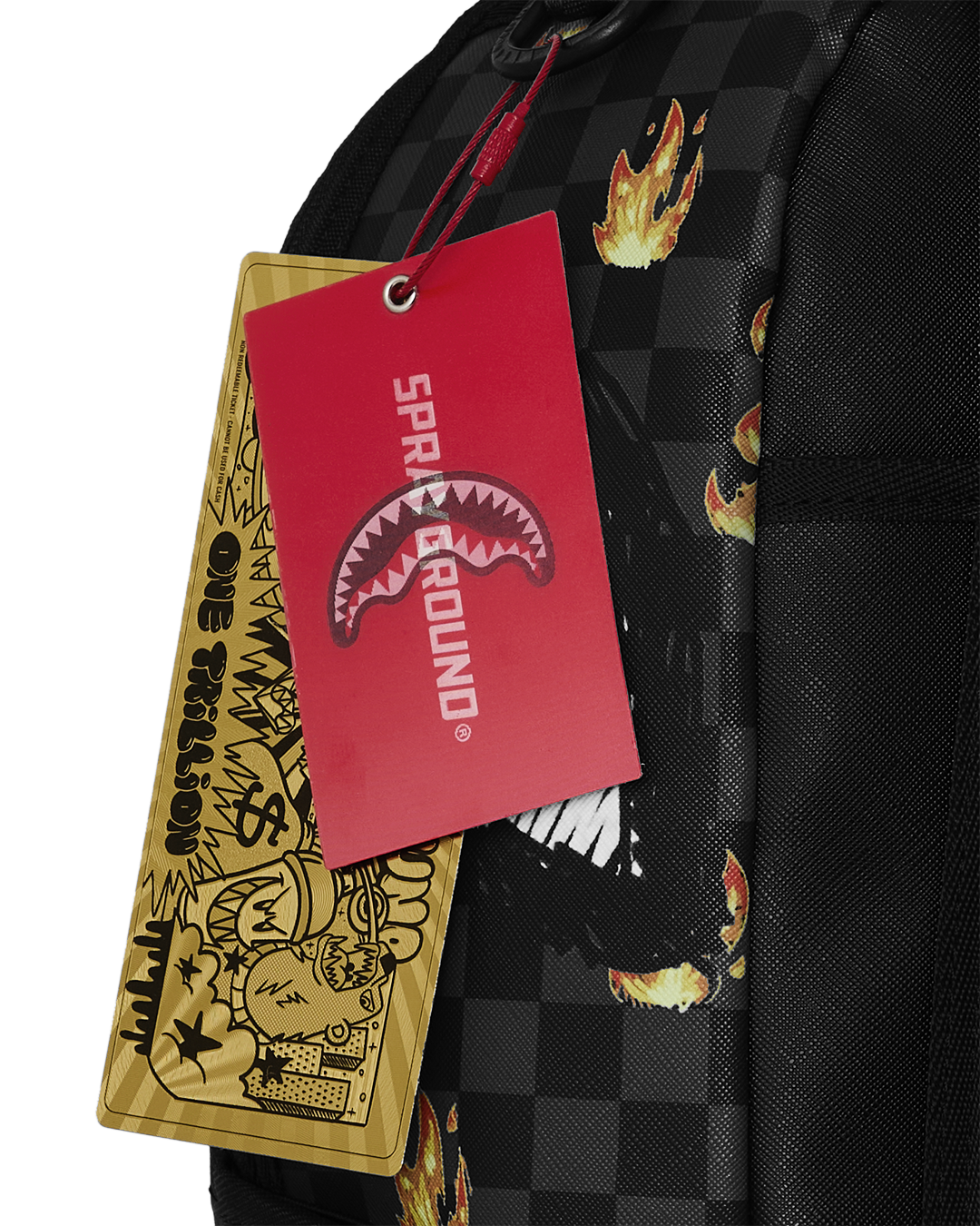 Limited Edition SUPER HOT FIRE SHARKS IN PARIS BACKPACK