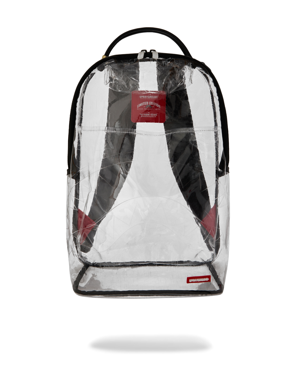 Limited Edition FULLY CLEAR EMBOSSED BOSS BACKPACK