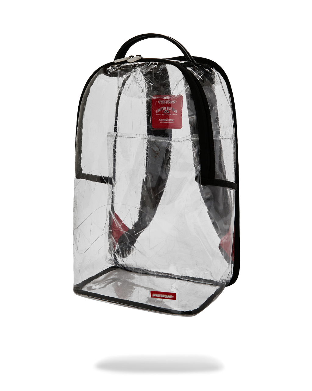 Limited Edition FULLY CLEAR EMBOSSED BOSS BACKPACK