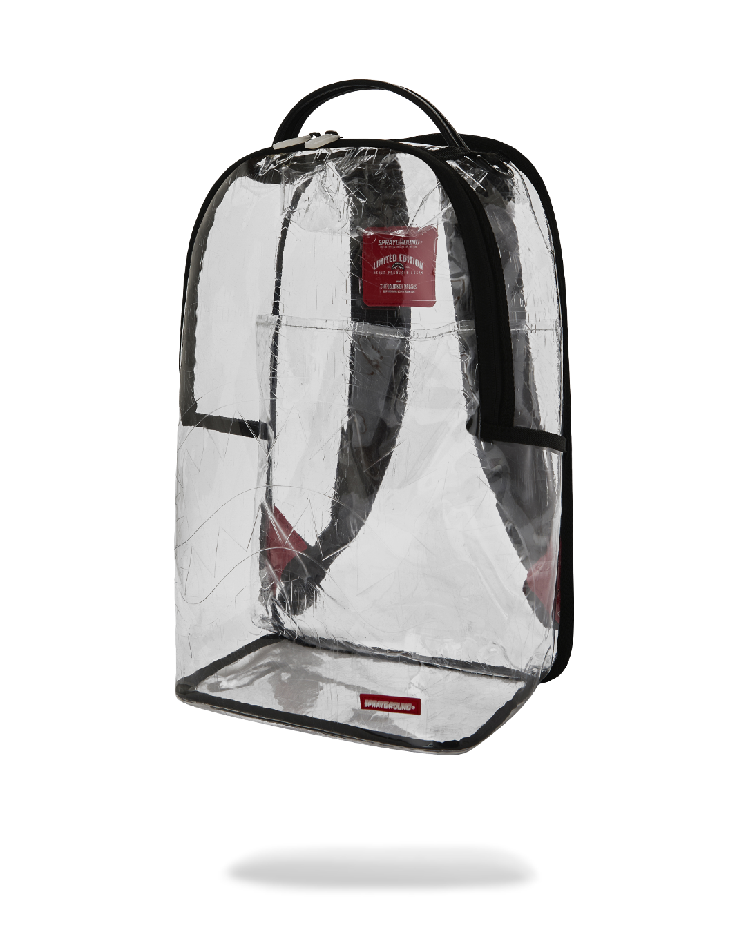 Limited Edition FULLY CLEAR EMBOSSED BOSS BACKPACK