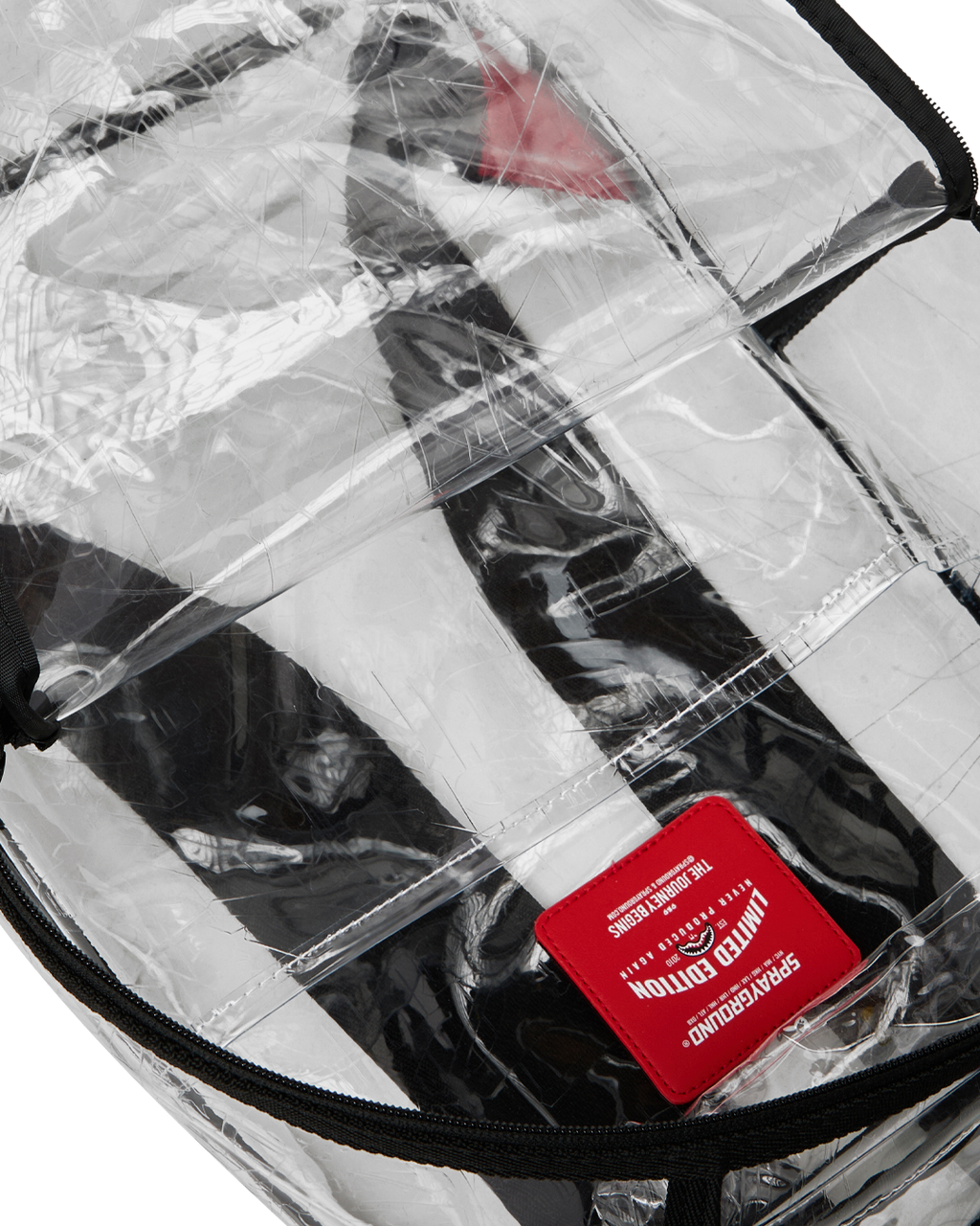 Limited Edition FULLY CLEAR EMBOSSED BOSS BACKPACK