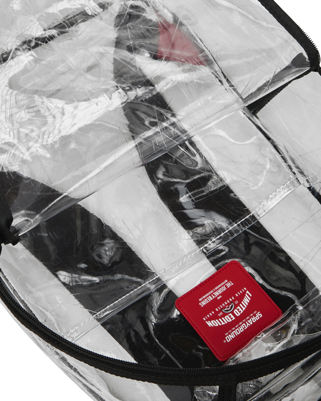 Limited Edition FULLY CLEAR EMBOSSED BOSS BACKPACK