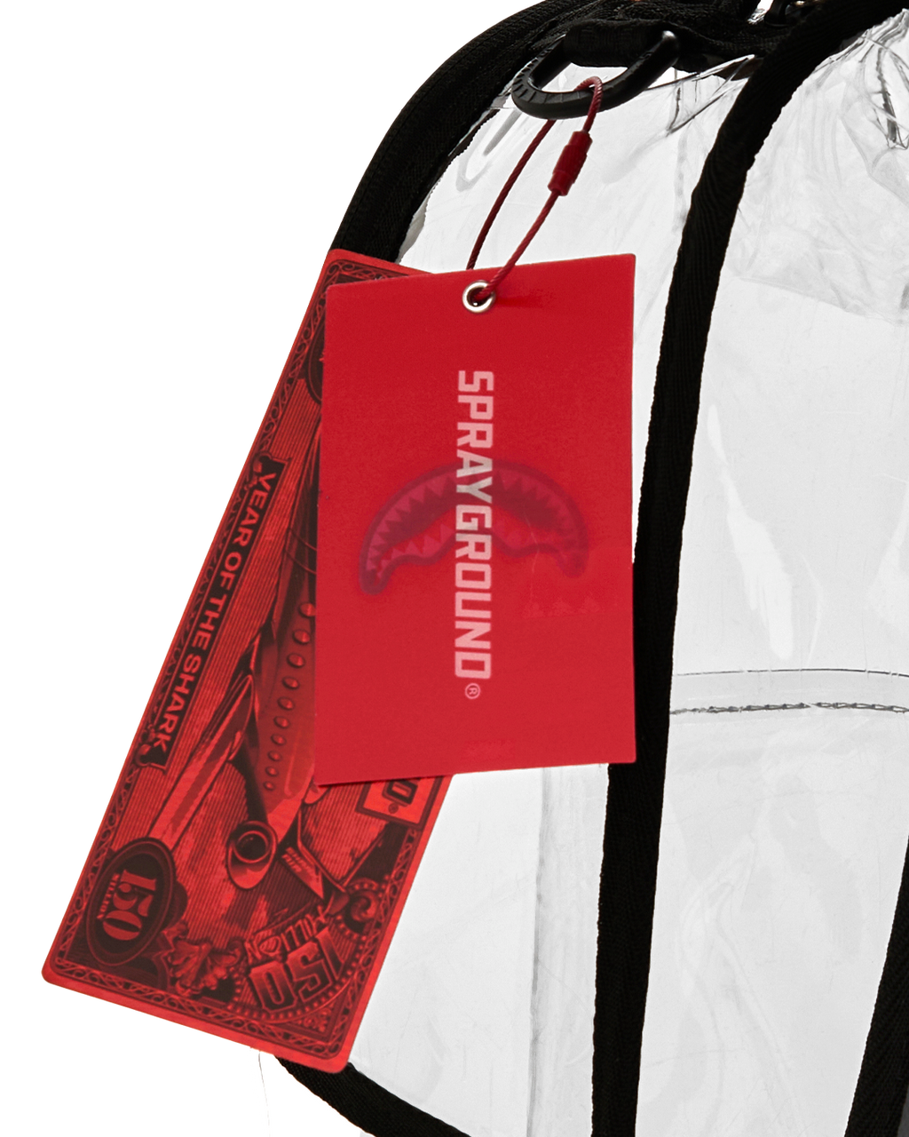 Limited Edition FULLY CLEAR EMBOSSED BOSS BACKPACK