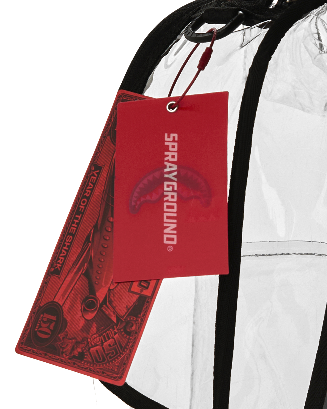 Limited Edition FULLY CLEAR EMBOSSED BOSS BACKPACK
