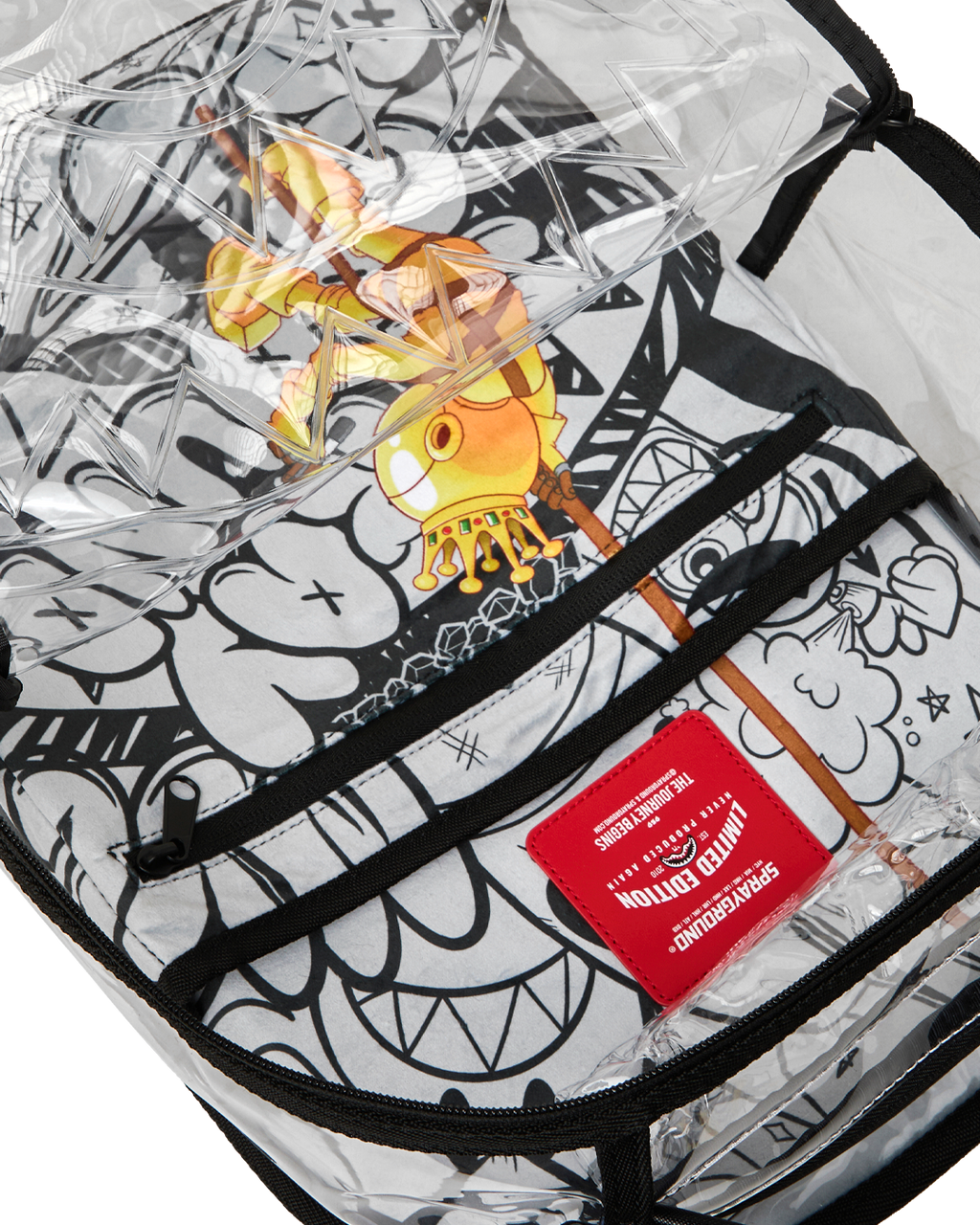 Limited Edition CLEAR DLX BACKPACK - ASTROMANE SKY WRITER