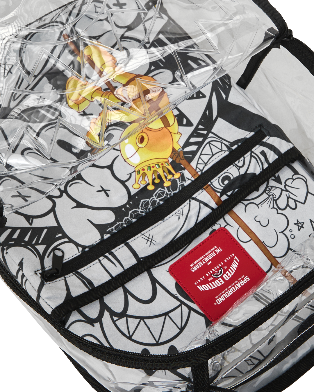 Limited Edition CLEAR DLX BACKPACK - ASTROMANE SKY WRITER