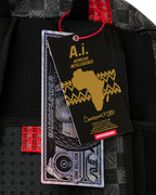 Limited Edition A.I. AFRICAN INTELLIGENCE MIDNIGHT MAGIC BACKPACK - SANDFLOWER COLLAB