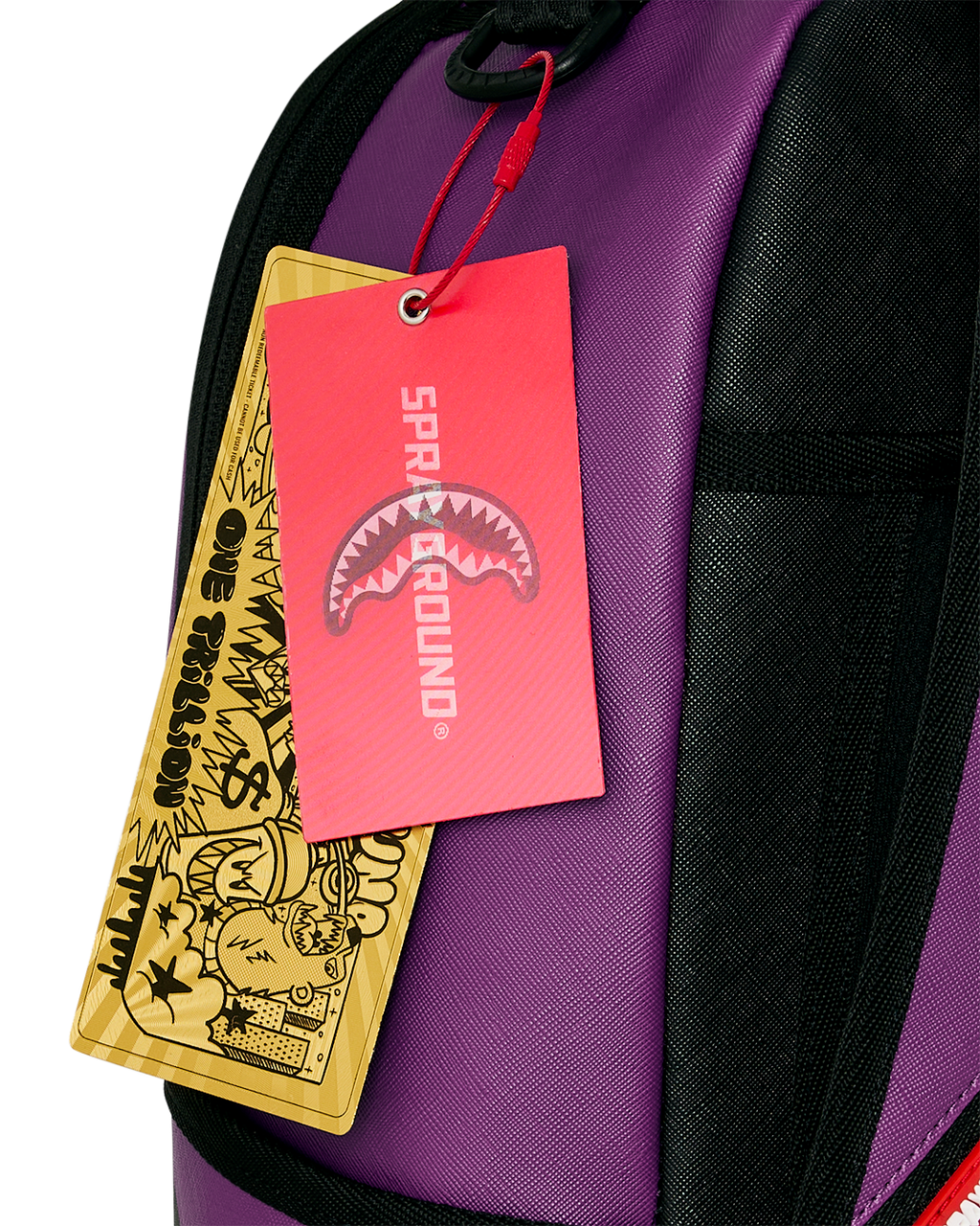 Limited Edition SHARK CENTRAL BUBBLE SHARK PRPLE BACKPACK