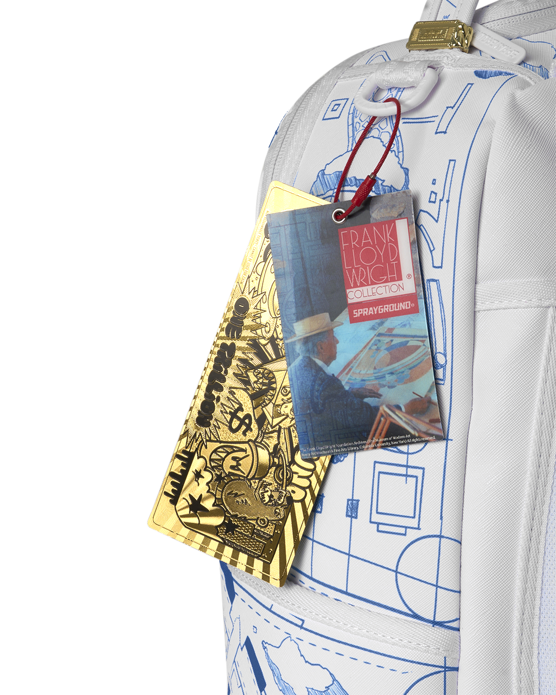 Limited Edition FRANK LLOYD WRIGHT COLLAB ARCHITECTURAL DRAWING BACKPACK