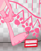 Limited Edition PINK PANTHER PAWPRINTS BACKPACK