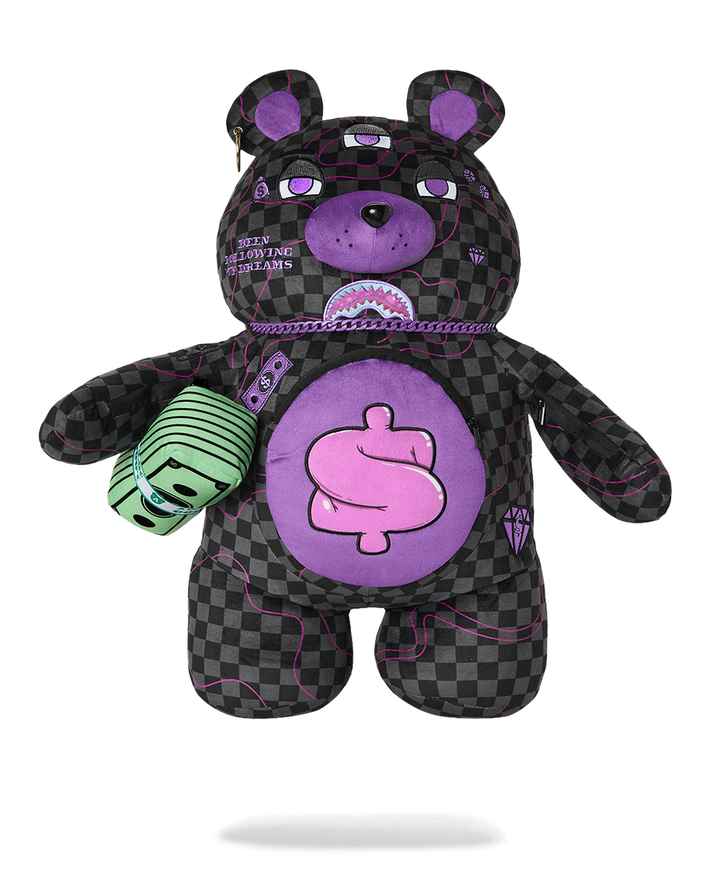 Limited Edition PURPLE SLIME SHARK MONEYBEAR BACKPACK