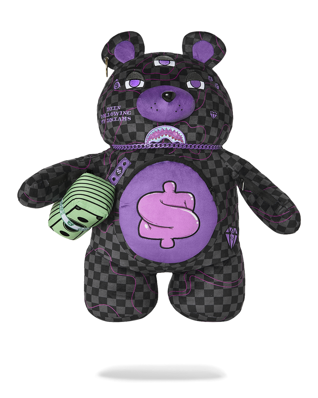 Limited Edition PURPLE SLIME SHARK MONEYBEAR BACKPACK