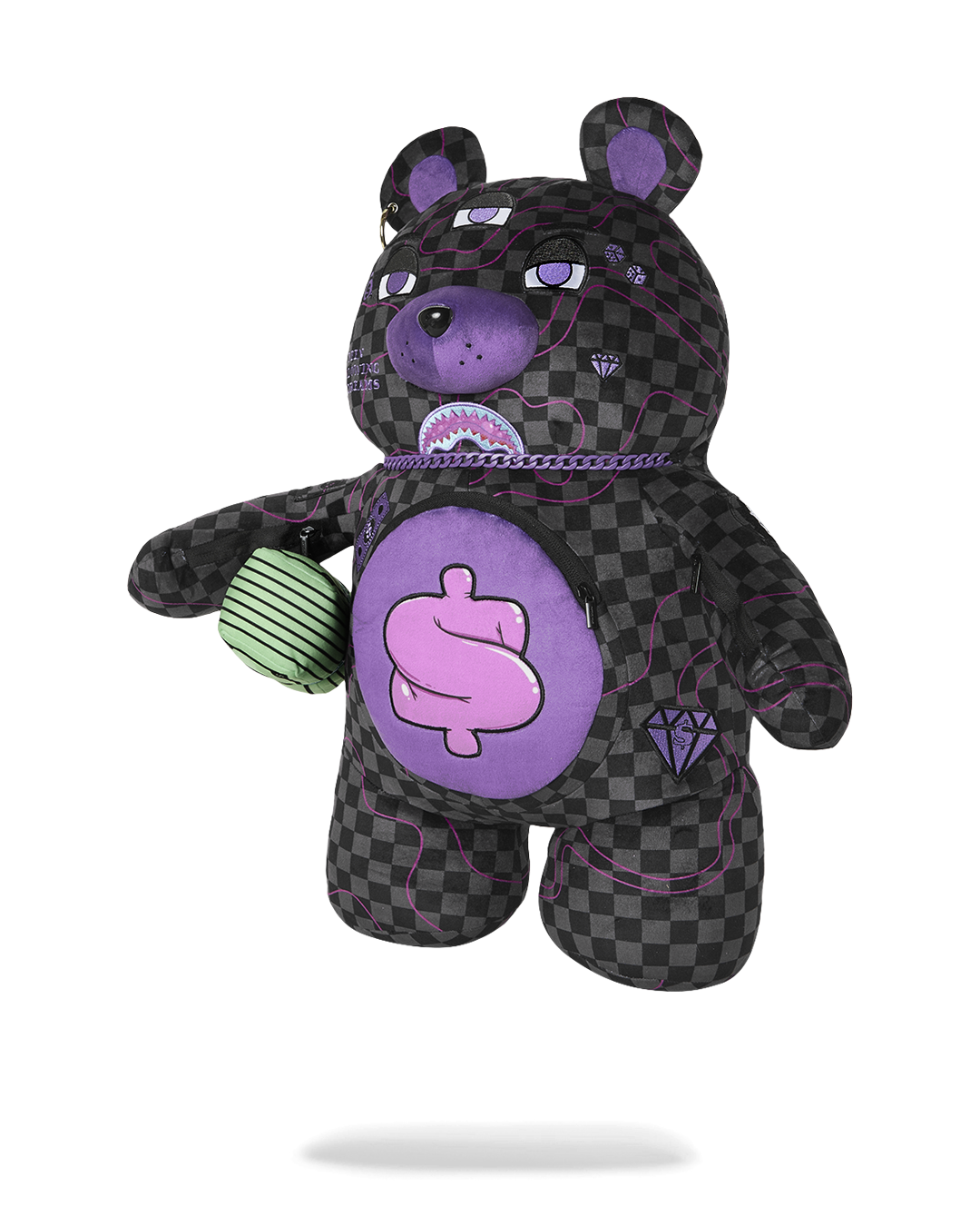 Limited Edition PURPLE SLIME SHARK MONEYBEAR BACKPACK