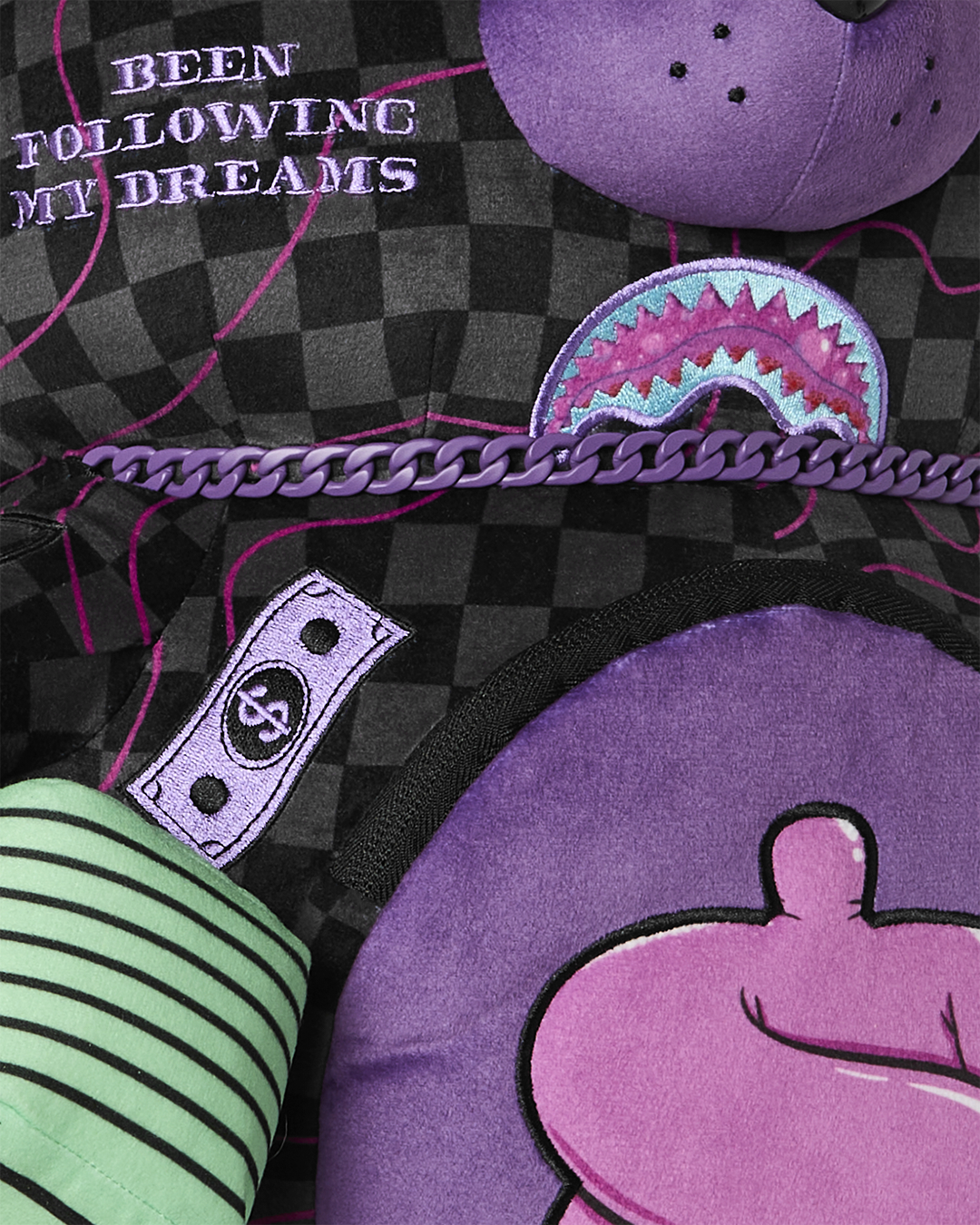 Limited Edition PURPLE SLIME SHARK MONEYBEAR BACKPACK