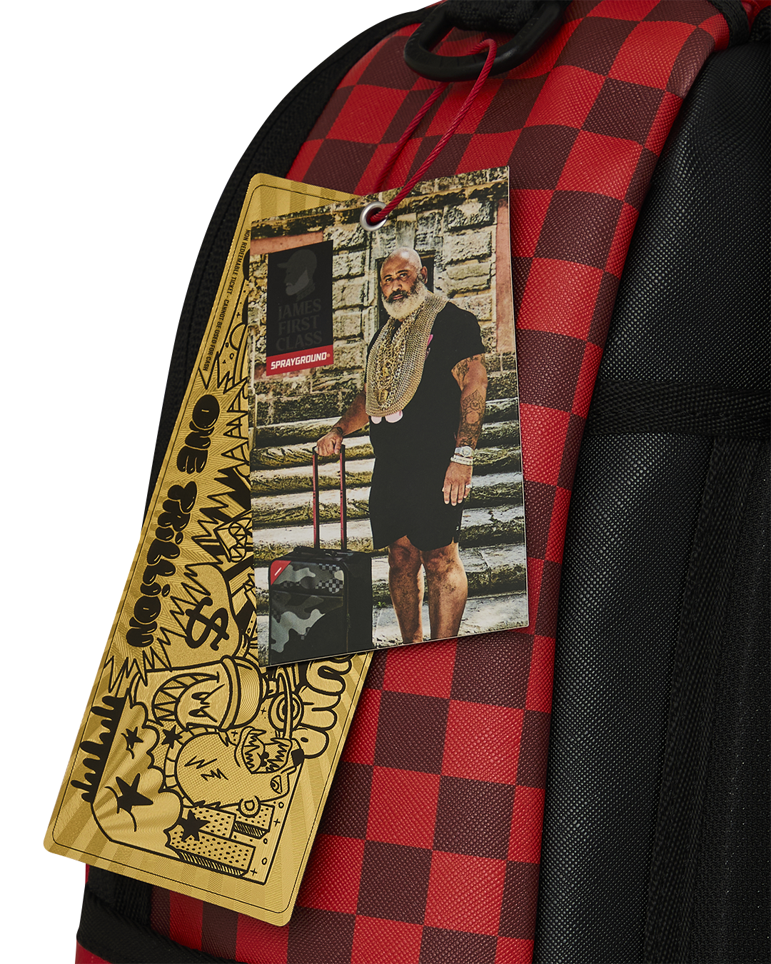 Limited Edition JAMES FIRST CLASS RED BACKPACK