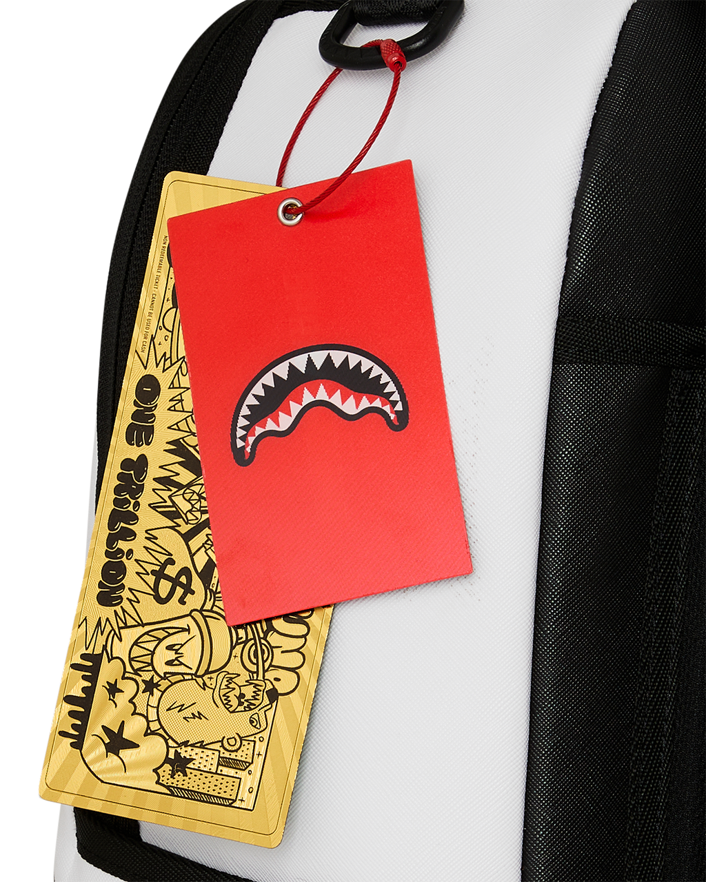 Limited Edition SHARK CENTRAL BUBBLE SHARK WHT BACKPACK