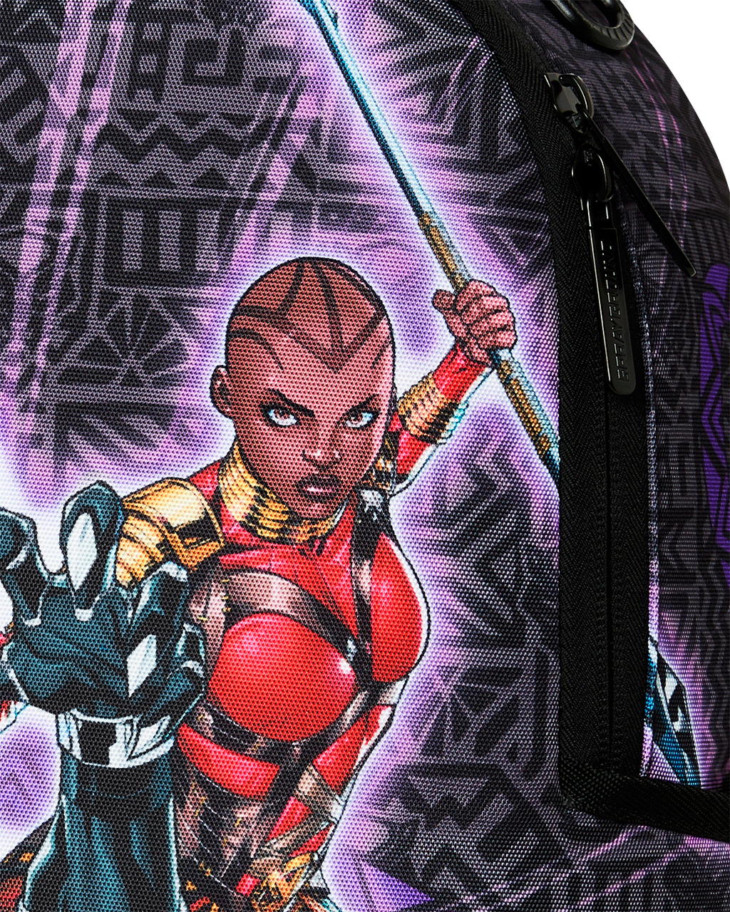 Limited Edition BLACK PANTHER OFFICIAL COLLAB - NEVER BACK DOWN BACKPACK