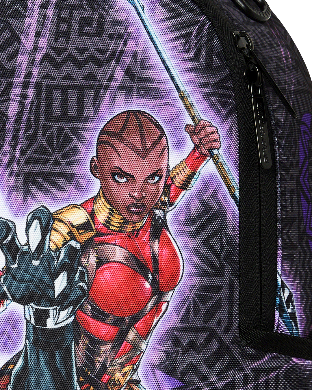 Limited Edition BLACK PANTHER OFFICIAL COLLAB - NEVER BACK DOWN BACKPACK