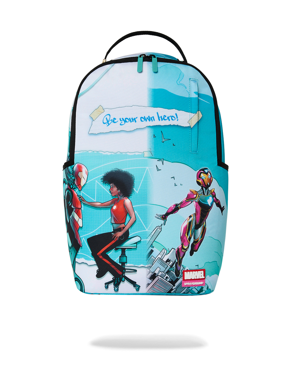 Limited Edition MARVEL IRON HEART OFFICIAL COLLAB - BE YOUR OWN HERO BACKPACK