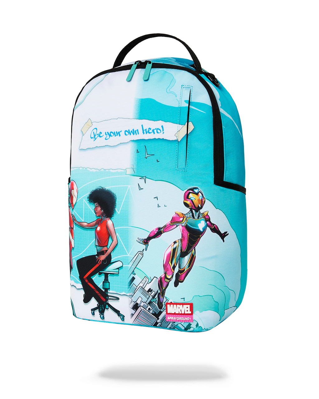 Limited Edition MARVEL IRON HEART OFFICIAL COLLAB - BE YOUR OWN HERO BACKPACK