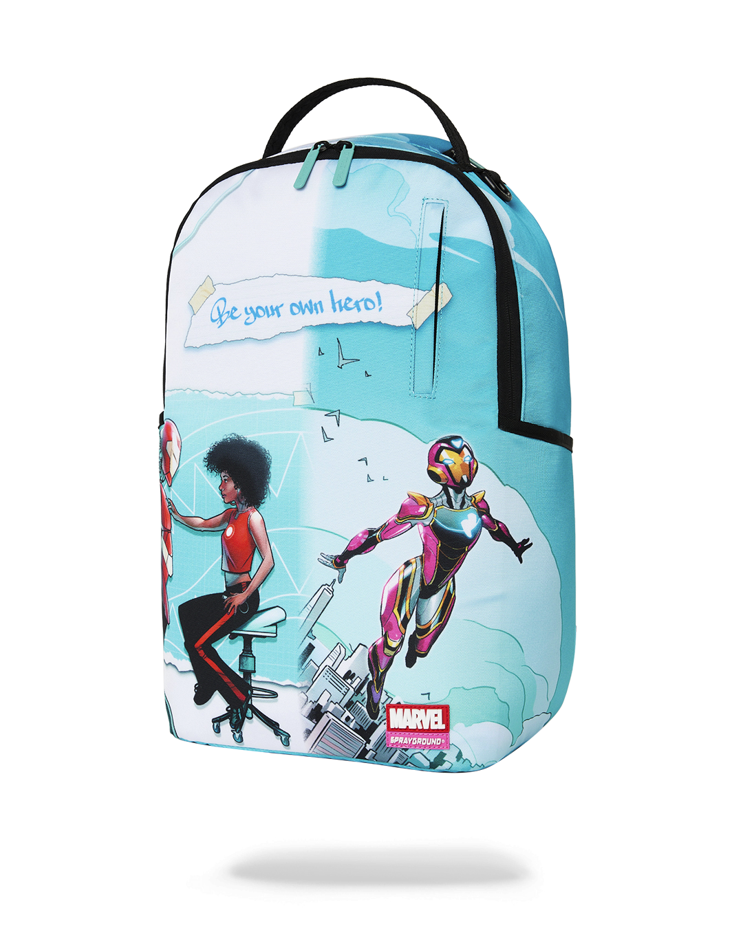 Limited Edition MARVEL IRON HEART OFFICIAL COLLAB - BE YOUR OWN HERO BACKPACK
