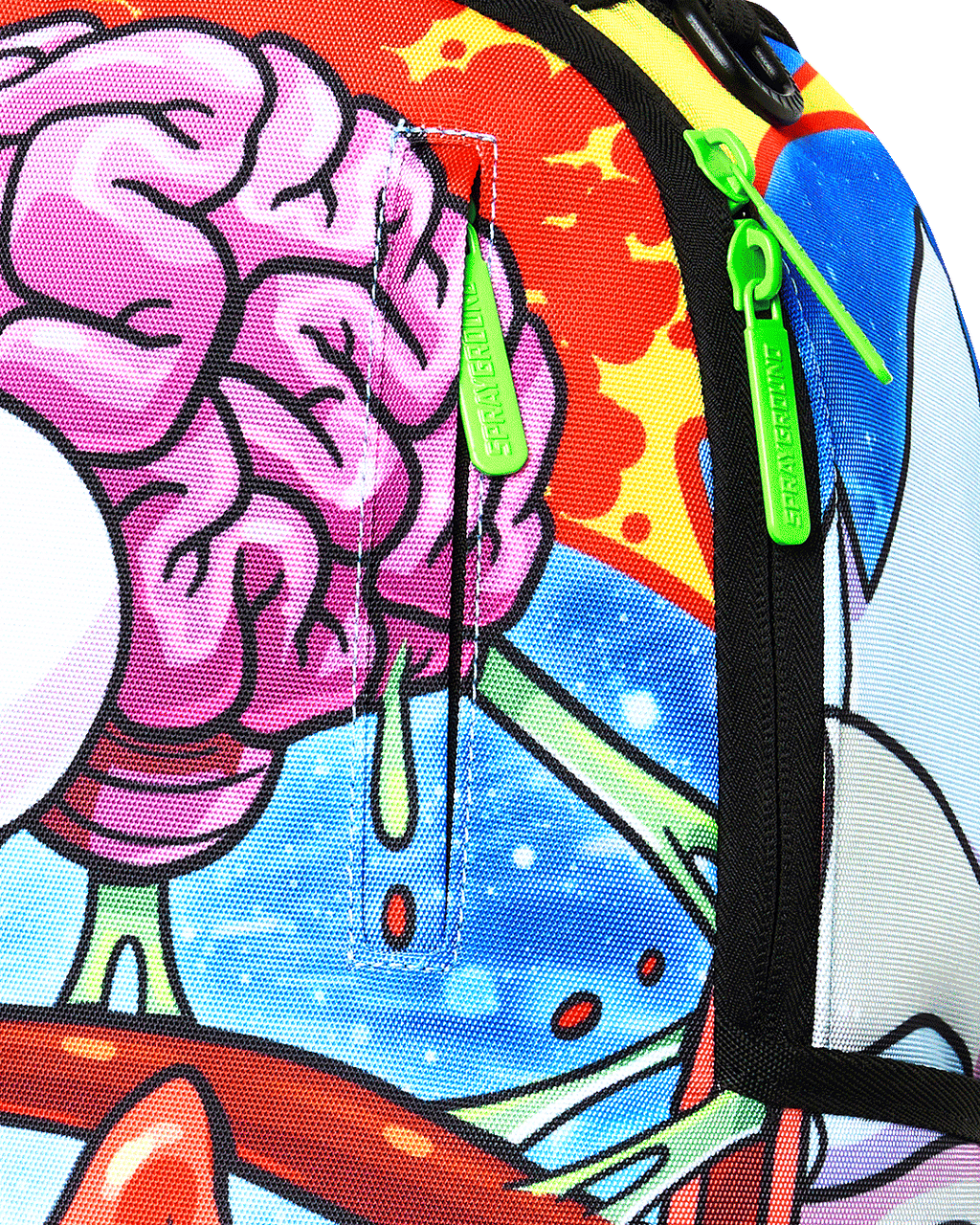 Limited Edition RICK AND MORTY SPLIT RICK HEAD GUTS BACKPACK