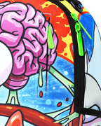 Limited Edition RICK AND MORTY SPLIT RICK HEAD GUTS BACKPACK