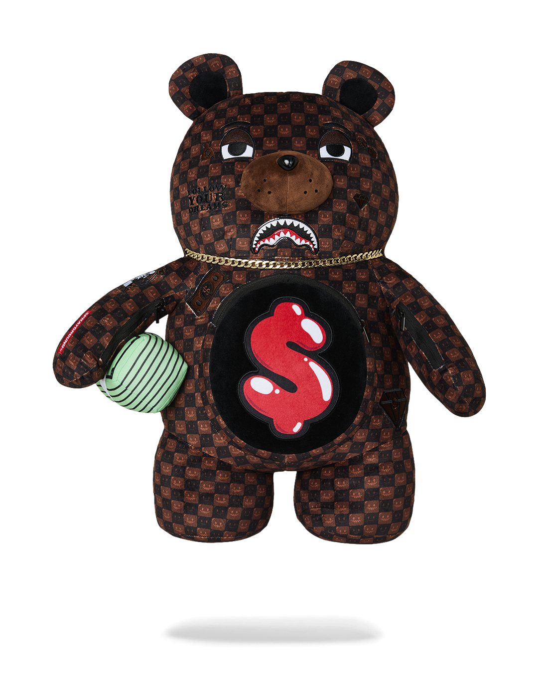Limited Edition SHARKS IN PARIS GRIN & GRIND MONEYBEAR BACKPACK