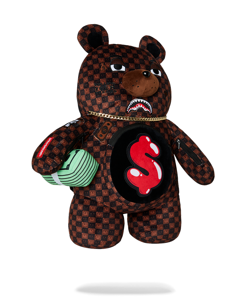 Limited Edition SHARKS IN PARIS GRIN & GRIND MONEYBEAR BACKPACK
