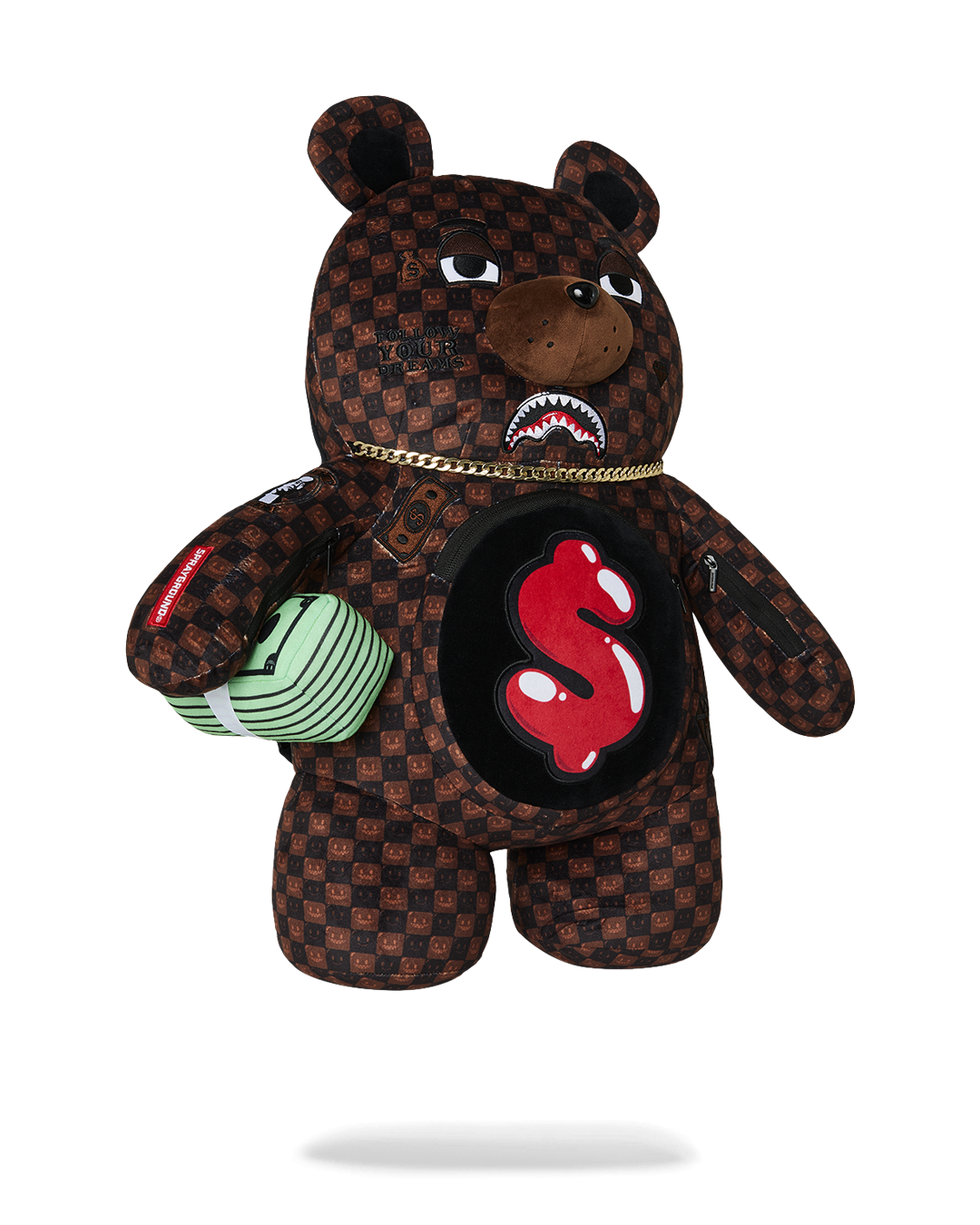 Limited Edition SHARKS IN PARIS GRIN & GRIND MONEYBEAR BACKPACK