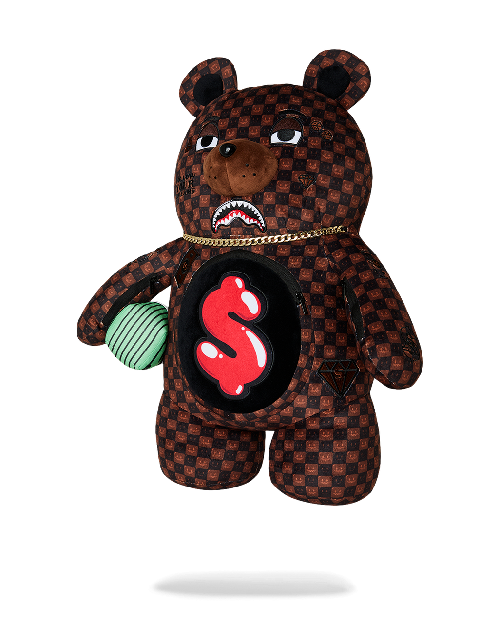 Limited Edition SHARKS IN PARIS GRIN & GRIND MONEYBEAR BACKPACK