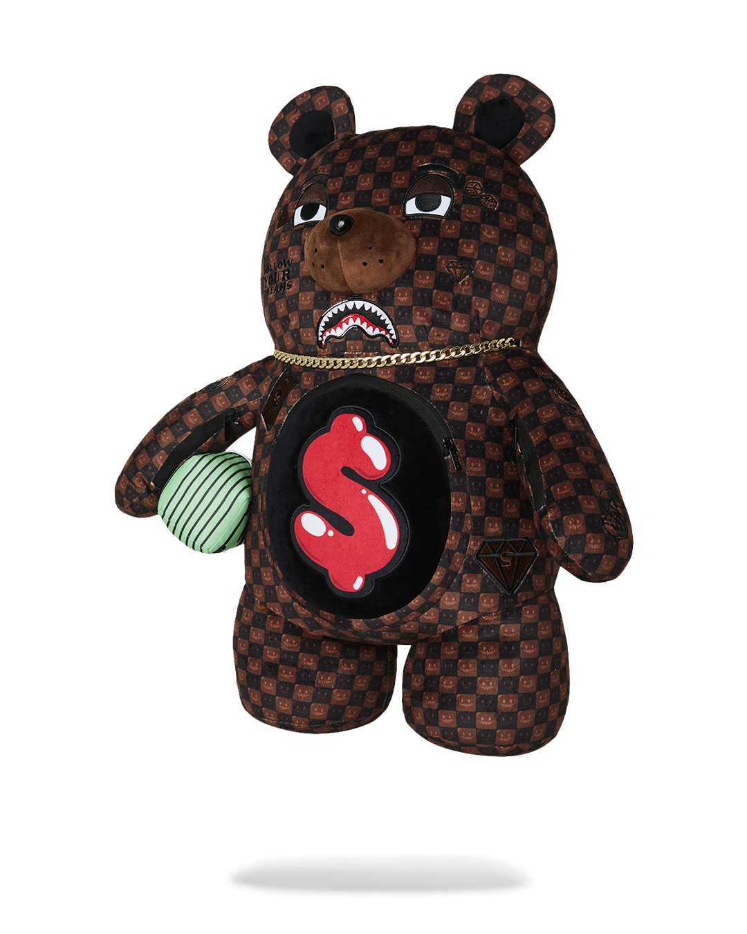 Limited Edition SHARKS IN PARIS GRIN & GRIND MONEYBEAR BACKPACK