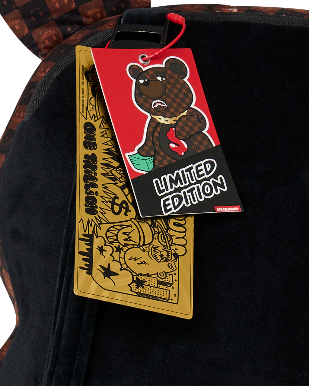 Limited Edition SHARKS IN PARIS GRIN & GRIND MONEYBEAR BACKPACK