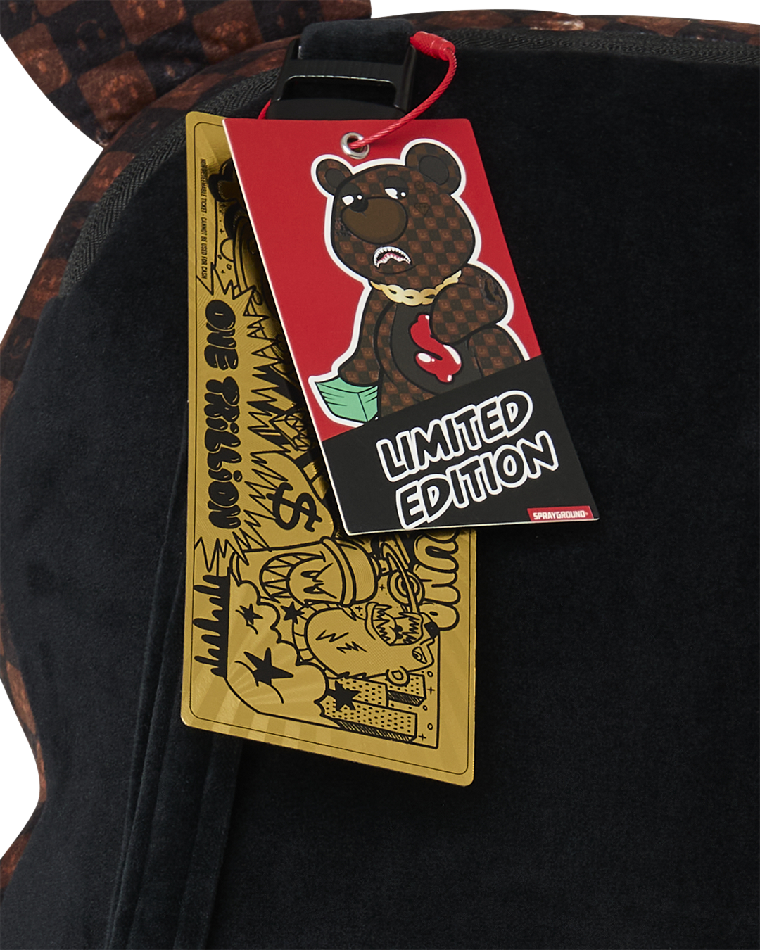 Limited Edition SHARKS IN PARIS GRIN & GRIND MONEYBEAR BACKPACK