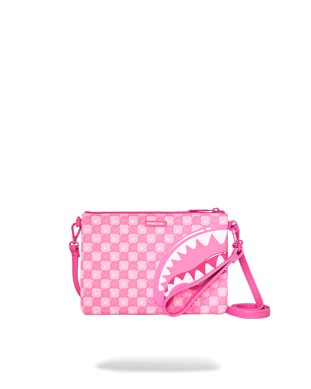 Limited Edition SHINOBI SHARKS IN PARIS PINK CROSSOVER CLUTCH