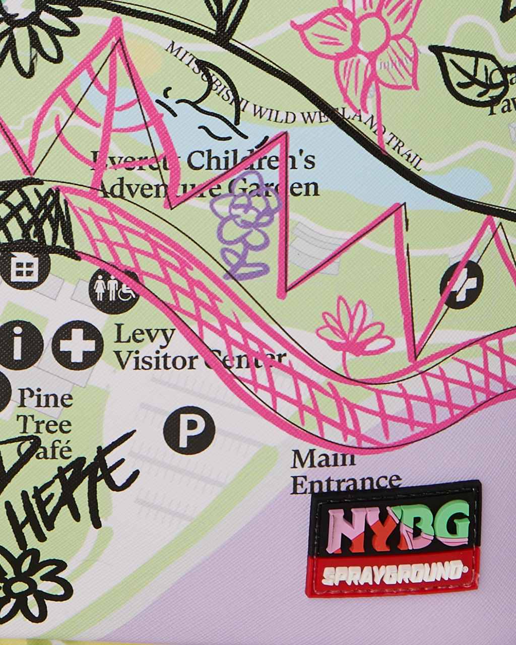 Limited Edition NEW YORK BOTANICAL GARDEN COLLAB - GARDEN MAP DOODLES BACKPACK