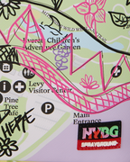 Limited Edition NEW YORK BOTANICAL GARDEN COLLAB - GARDEN MAP DOODLES BACKPACK