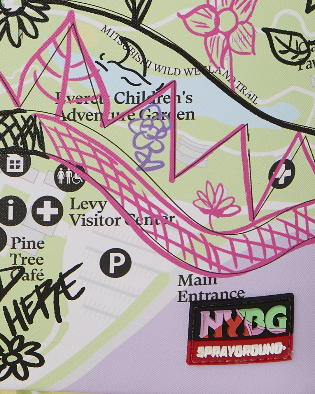 Limited Edition NEW YORK BOTANICAL GARDEN COLLAB - GARDEN MAP DOODLES BACKPACK
