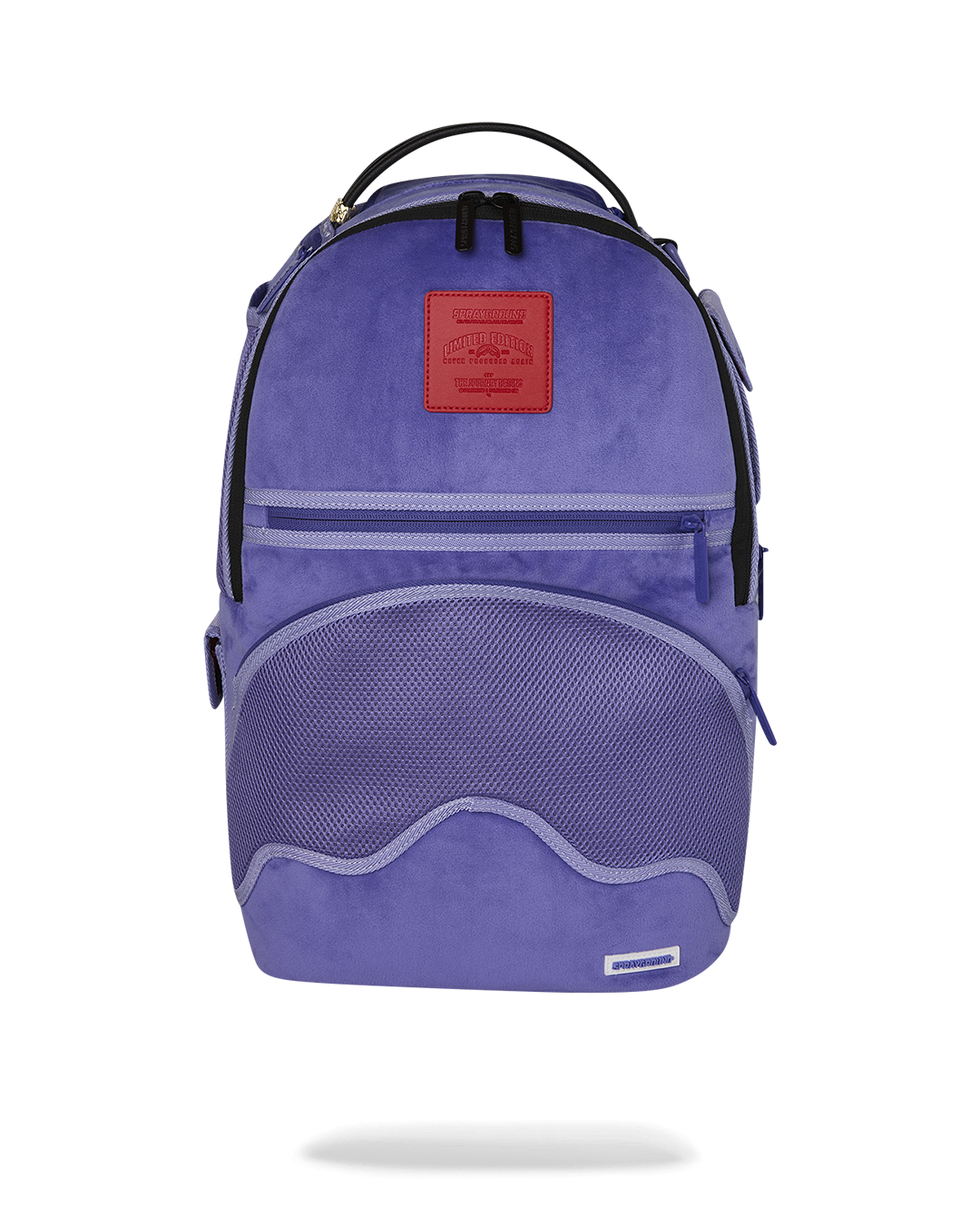 Limited Edition REVERSE MODE - PURPLE VELOUR TO BLACK CHECK BACKPACK